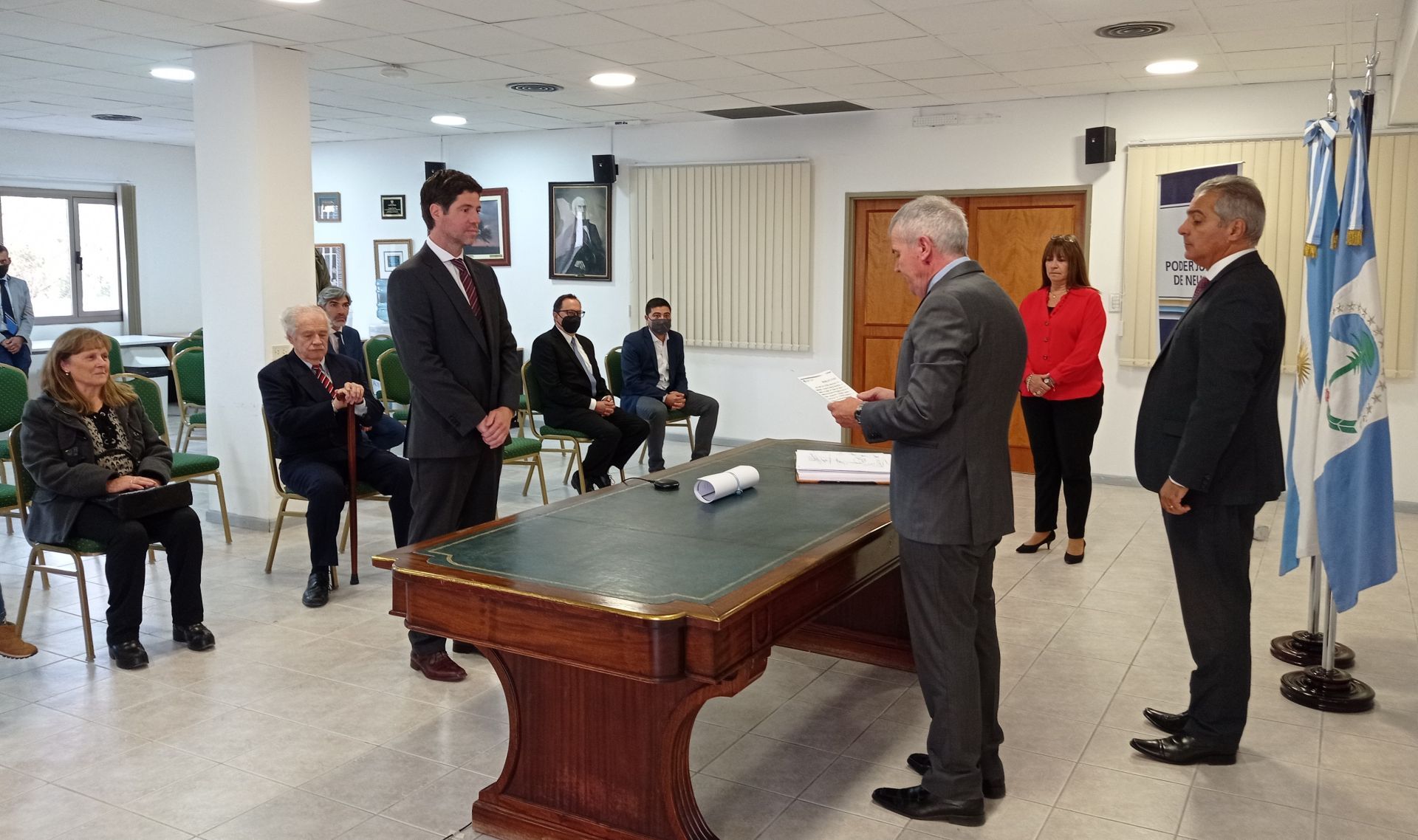 Maximiliano Bagnat juró como Juez de Garantías del Colegio de Jueces del Interior