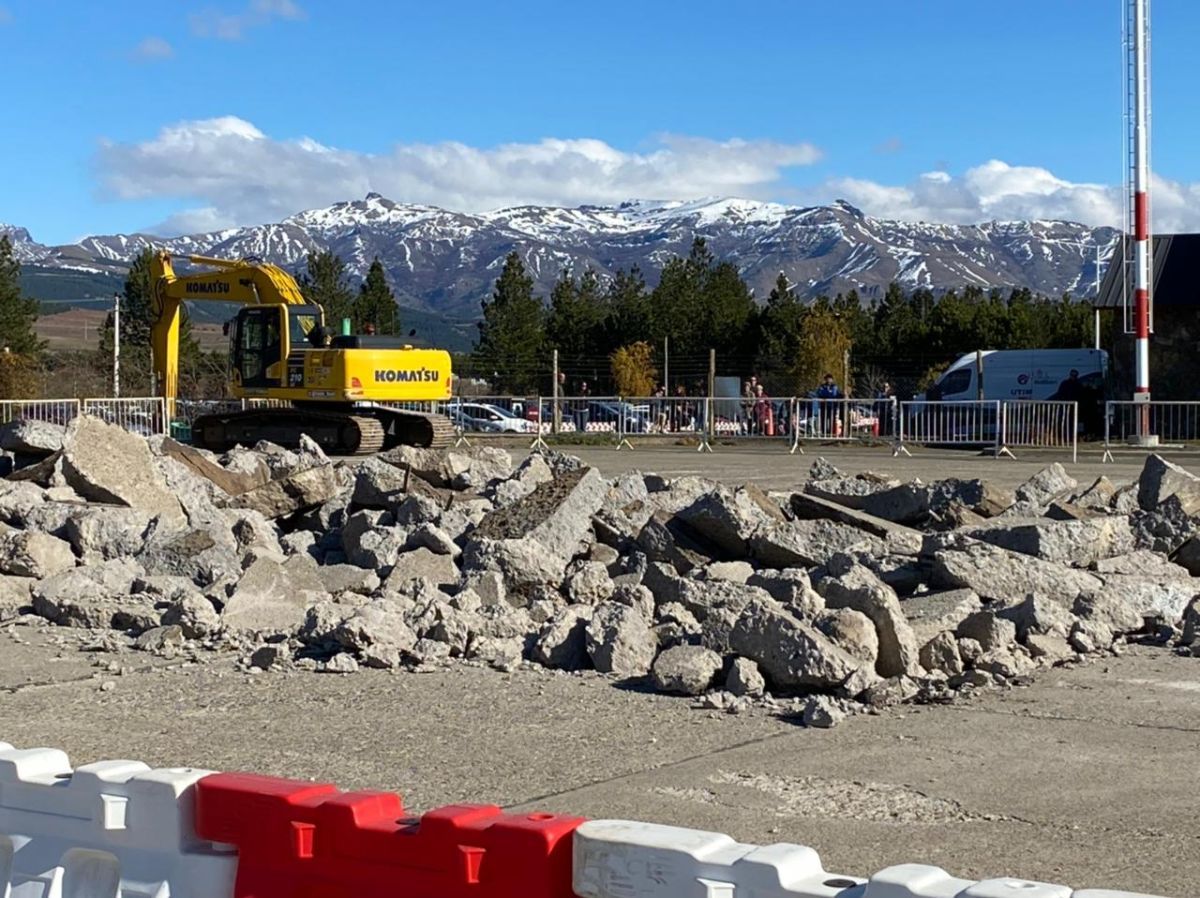 Comenzaron las obras del Aeropuerto Chapelco