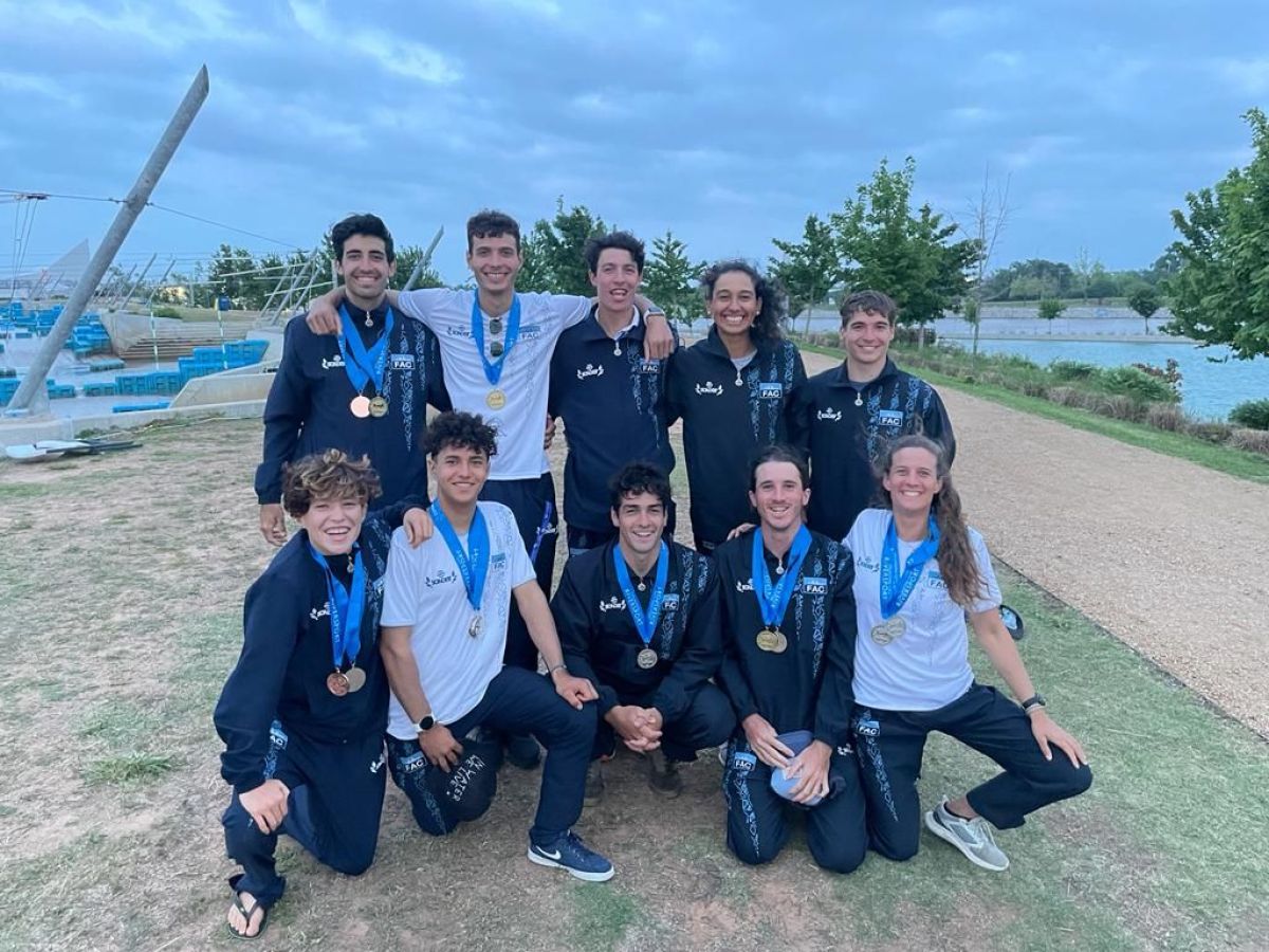 Argentina subcampeón en el Panamericano de Canotaje Slalom