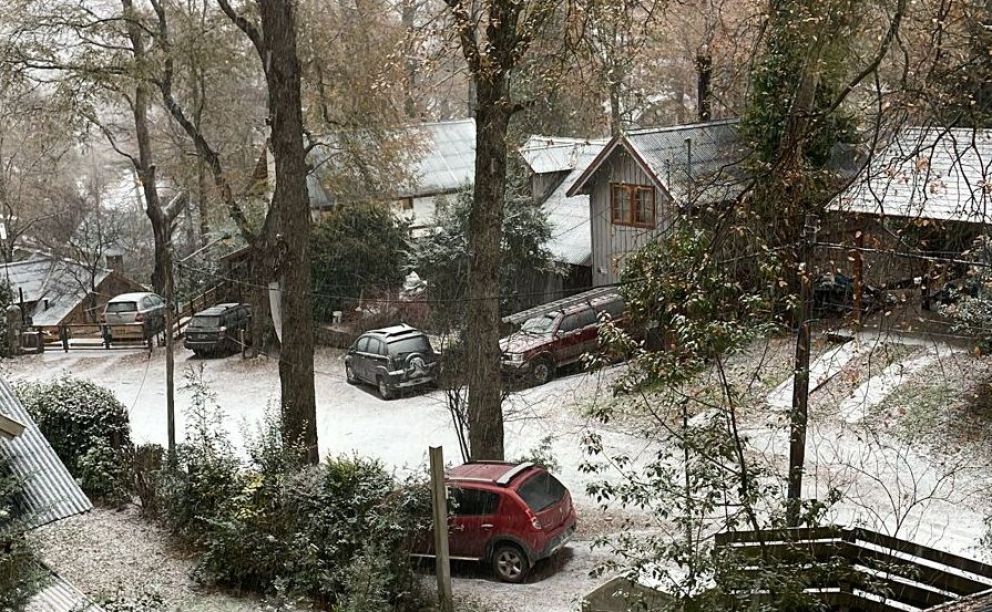 Llegó la nieve y rige el alerta
