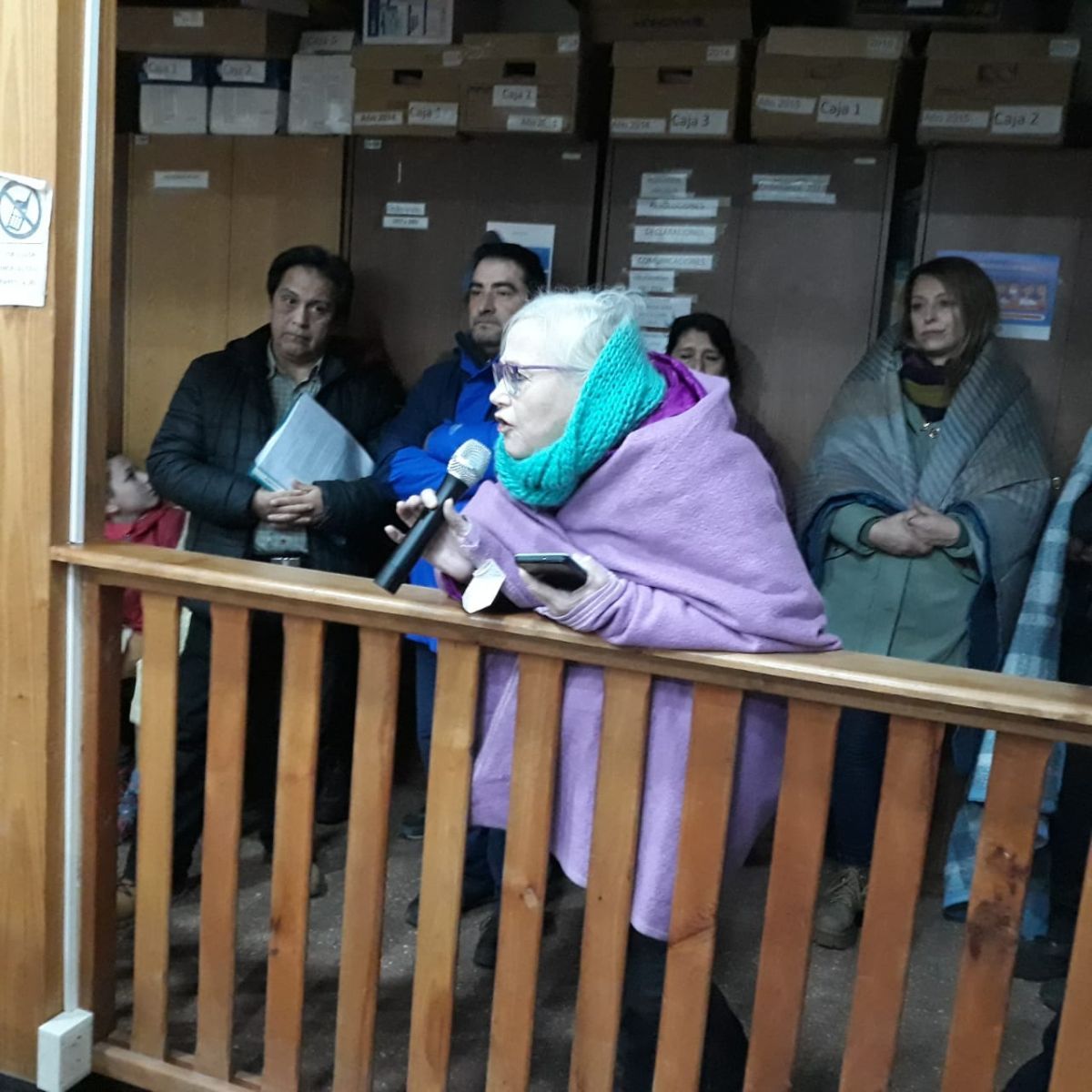 "Frazadazo" en el Concejo Deliberante de la comunidad educativa de la EPET 21