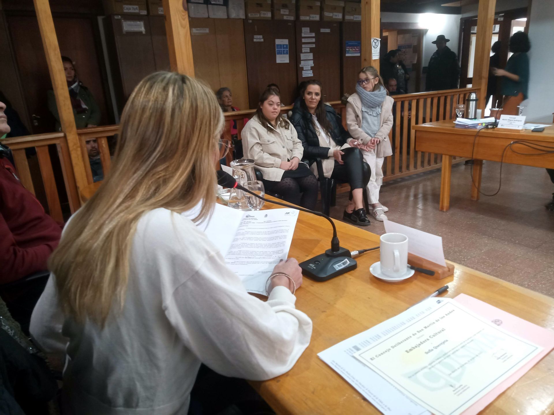 La artista sanmartinense Sofia Querejeta fue nombrada embajadora cultural de la ciudad
