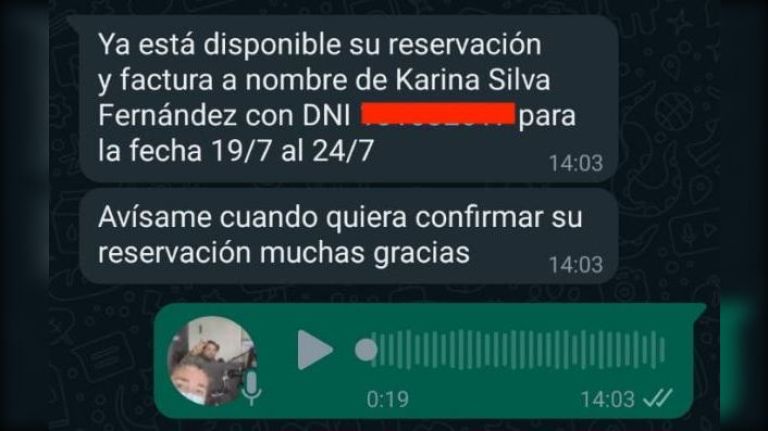 Una familia chilena fue estafada con un alquiler turístico publicado en Facebook